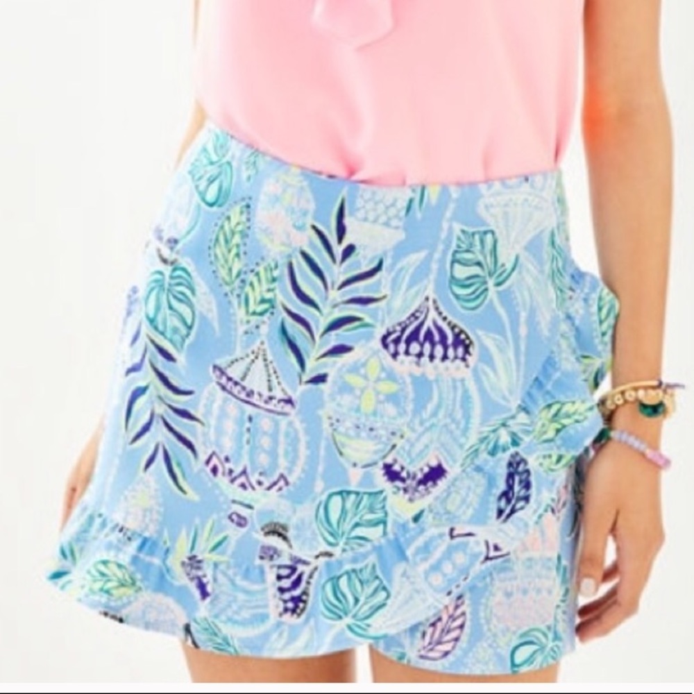 Lilly Pulitzer Faye Skort In Lapis Lantern